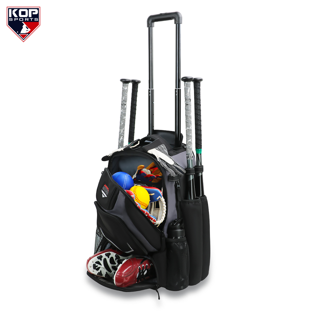 K23WBP303 Baseball Roller Bat Backpack